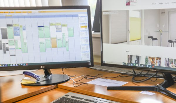 Startseite Buchungskalender